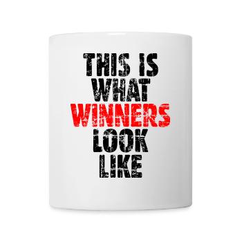 THIS IS WHAT WINNERS LOOK LIKE - Tasse - Weiß - Vorne