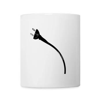 Stecker - Tasse - Weiß - Vorne