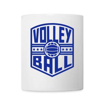 Volleyball (blason) - Mug blanc - blanc - Devant