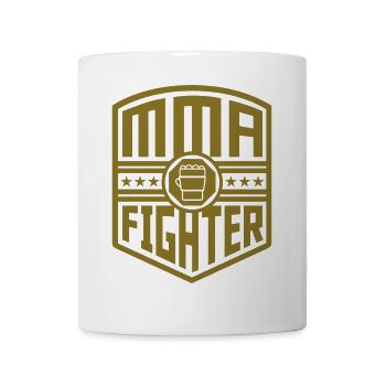 MMA Fighter (Wappen) - Tasse - Weiß - Vorne