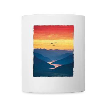 Landscape / Mountains / Sunset / Romantic - Mug - white - Front