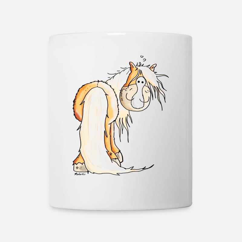 Goldiger Haflinger - Tasse - Weiß