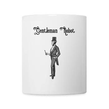 Gentleman robot - Mug - white - Front
