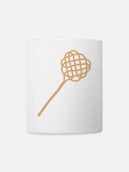 Teppich-Schläger_bn1 - Tasse - Weiß