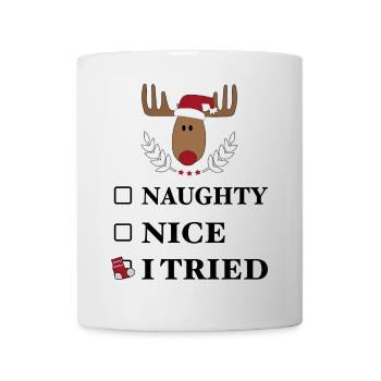 Noël drôle - Mug blanc - blanc - Devant