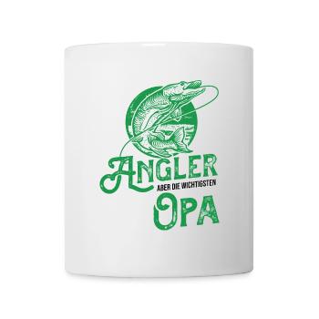 Angler Opa - Tasse - Weiß - Vorne
