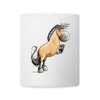 Funny Fjord Horse - Mug - white - Front