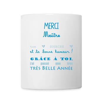 merci maitre cp école - Mug blanc - blanc - Devant