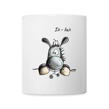 Abenteuerlustiger Esel - Tasse - Weiß - Vorne