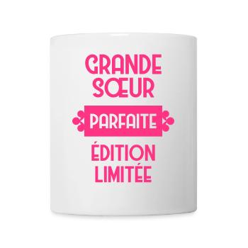 Grande Soeur Sœur Naissance Bébé Famille - Mug - white - Front