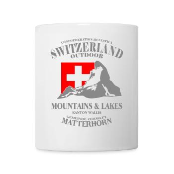 matterhorn, wallis, schweiz, Suisse, Cervin, Valai - Tasse - Weiß - Vorne