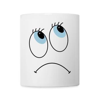 Augen - Tasse - Weiß - Vorne