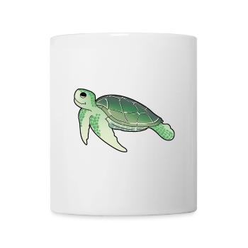 Meeresbewohner Schildkröte Schildkröten - Tasse - Weiß - Vorne