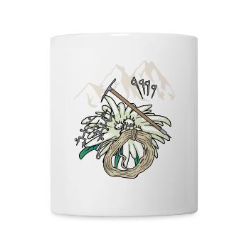 Mountaineers Outdoor Mountains Mountaineering Edelweiß - Mug - white - Front