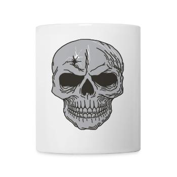 Skull bones skull design - Mug - white - Front