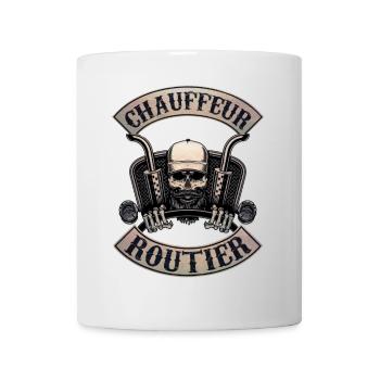 Chauffeur routier - Mug blanc - blanc - Devant