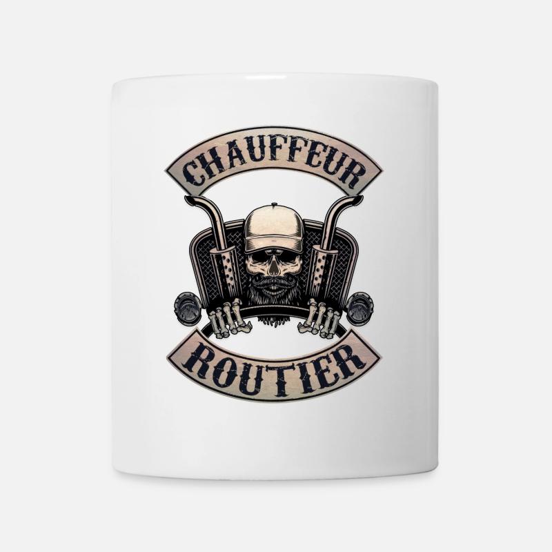 Chauffeur routier - Mug blanc - blanc