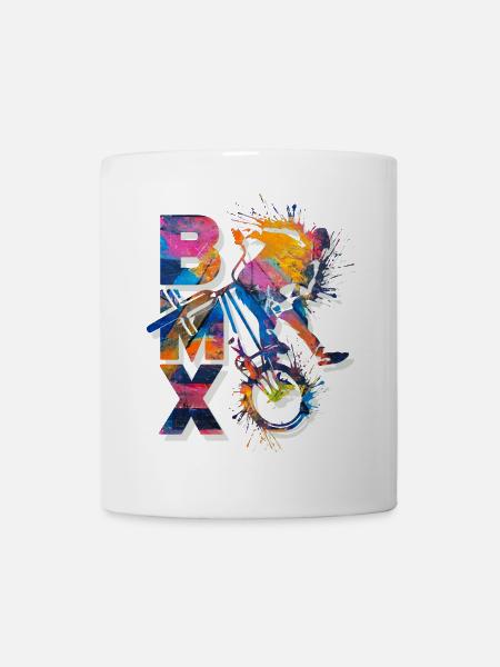 BMX / bmx / bmx / idée cadeau / anniversaire BMX - Mug blanc - blanc