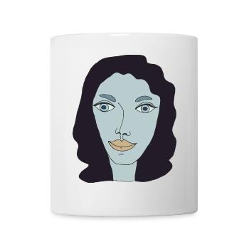 lady kunstwerk - Tasse - Weiß - Vorne