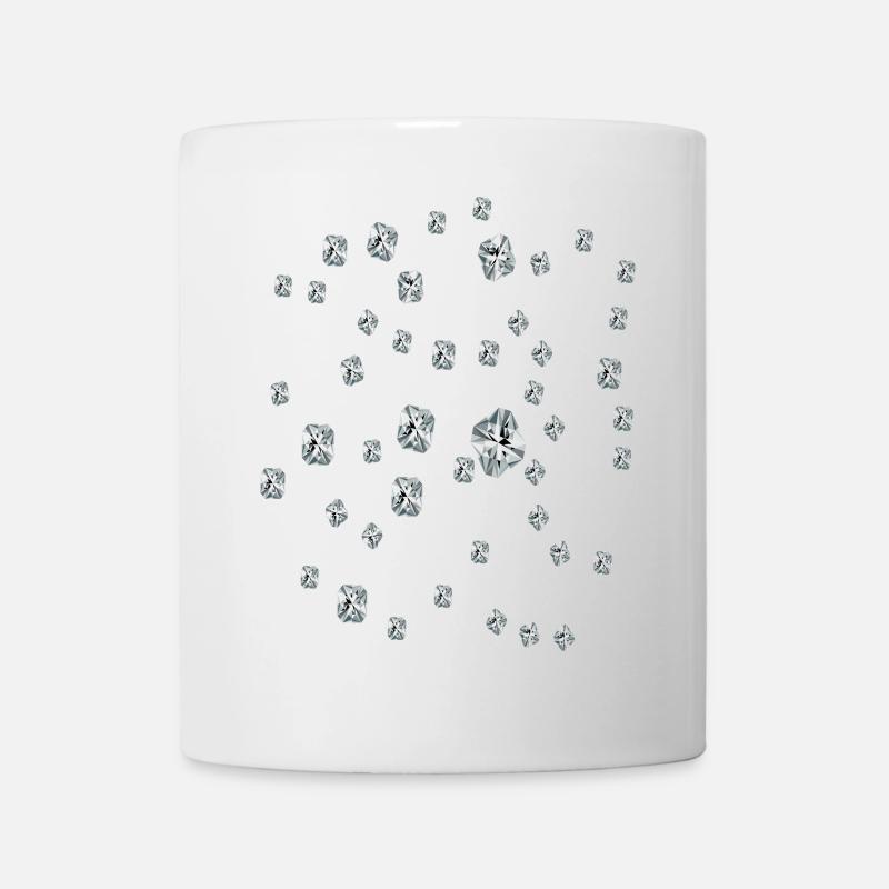Diamant - Tasse - Weiß