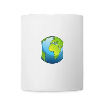 La Terre mélomane - Mug blanc - blanc - Devant
