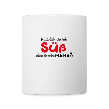 1 Geburtstag - Mama - lustige geschenkidee baby - Tasse - Weiß - Vorne