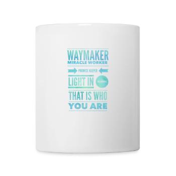 Waymaker & Christliche Geschenke Way Maker Jesus - Tasse - Weiß - Vorne