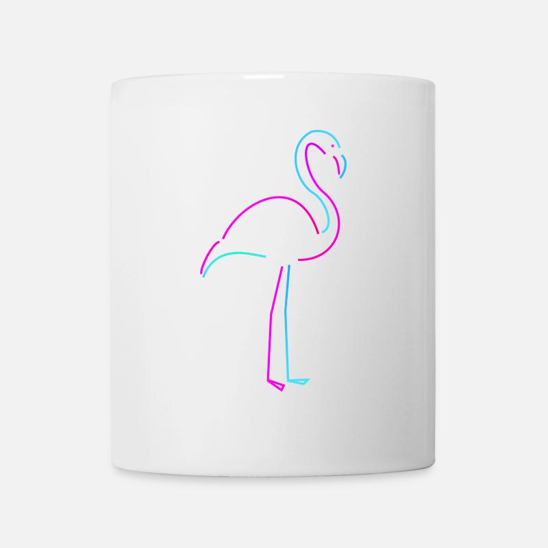 flamingo - Tasse - Weiß