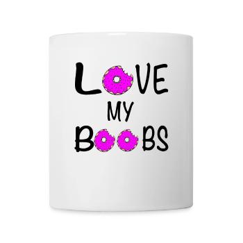 Love my Boobs / Donut / Sayings / Trend - Mug - white - Front