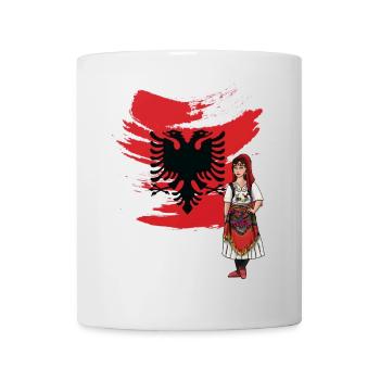Albanian Flag "Albanian Nuse" - Mug - white - Front
