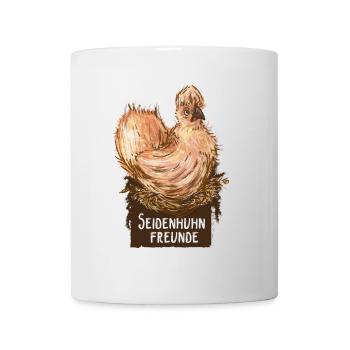 seidenhuhn - Tasse - Weiß - Vorne