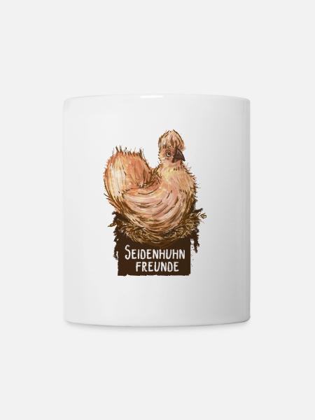 seidenhuhn - Tasse - Weiß