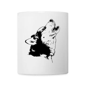 SIBERIAN HUSKY howling Wilsign's sled dog - Mug - white - Front