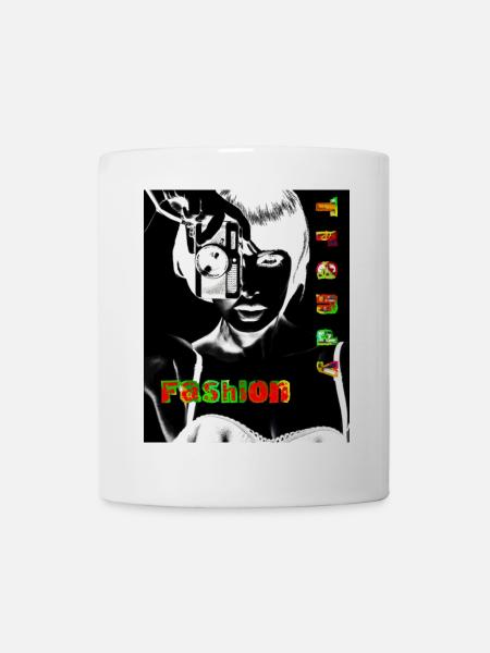 Stylish Fashion Trend with Futuristic Look - Mug - white