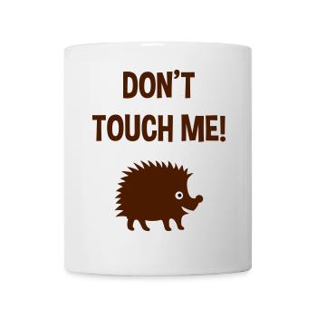 Don't touch me (Igel) - Tasse - Weiß - Vorne