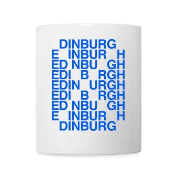 EDIMBOURG Écosse Drapeau Schottland - Mug blanc - blanc - Devant
