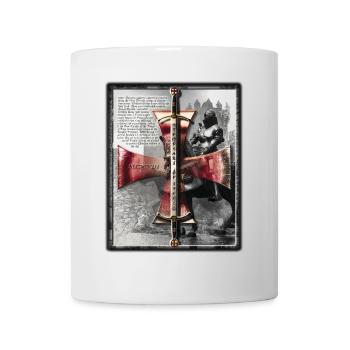 Templars of Steel - La Lettre (version semi-sombre) - Mug blanc - blanc - Devant