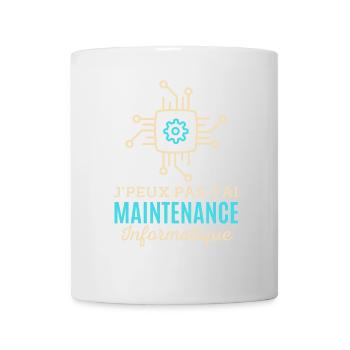 Maintenance informatique - Mug blanc - blanc - Devant