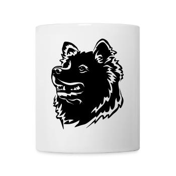 Tête de Samojede - Mug blanc - blanc - Devant