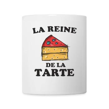 La Reine de la tarte - Mug blanc - blanc - Devant