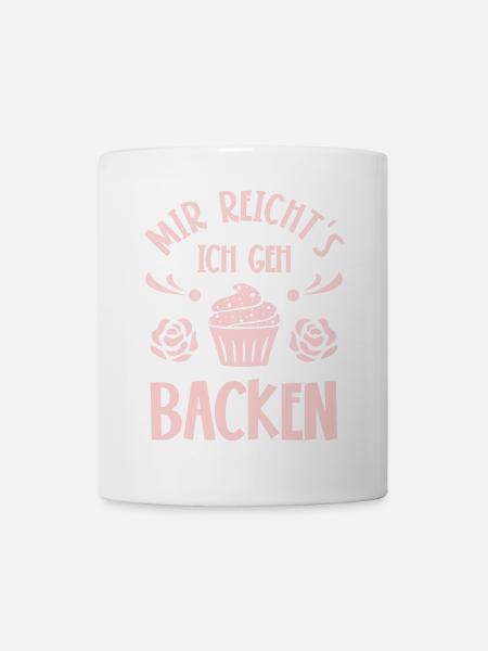 Backen Bäcker Bäckerin - Tasse - Weiß