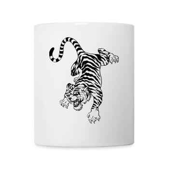Tiger - Tasse - Weiß - Vorne