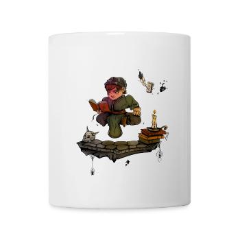 Magicien - Fantasy Magicien apprenti - Idée cadeau - Mug blanc - blanc - Devant