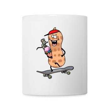 Peanut Skater Skateboard Teenager Teenager - Mug - white - Front