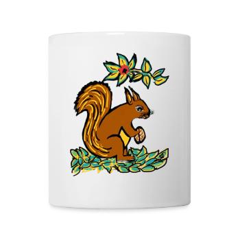 EC Squirrel I Animal I Holiday I Gift - Mug - white - Front