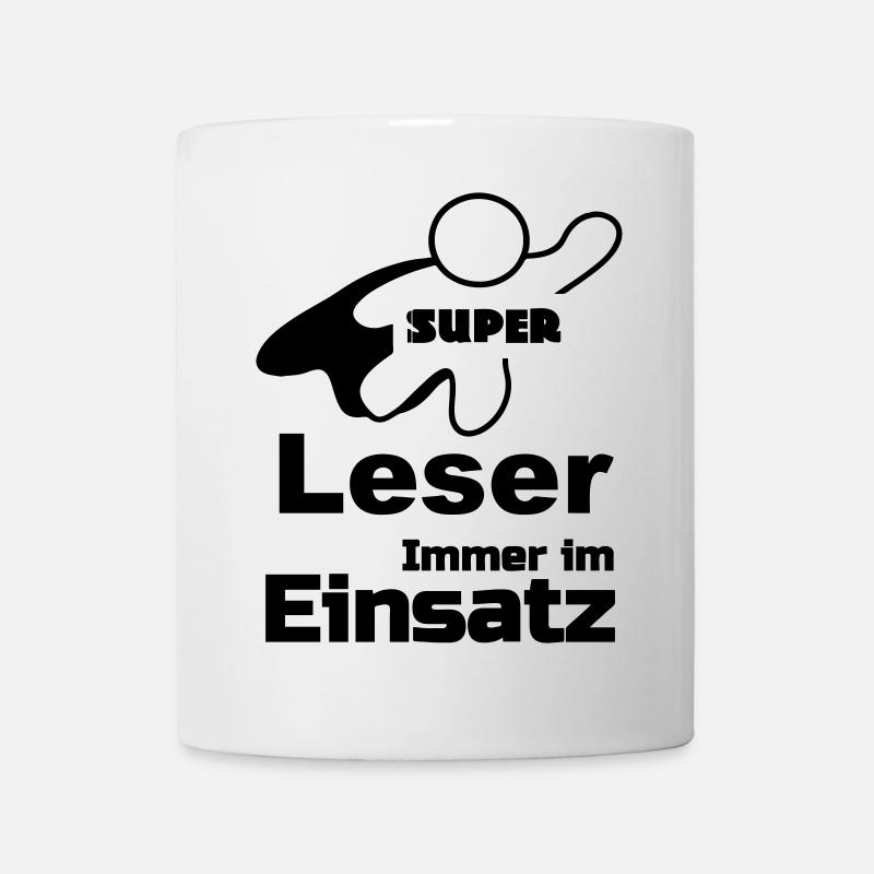 Super Leser Geschenk - Tasse - Weiß