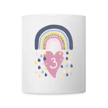 Rainbow 3rd Birthday Children - Mug - white - Front
