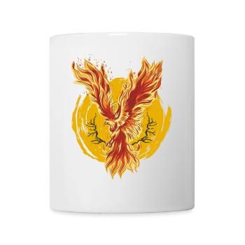 Phoenix zen power animal spirituality - Mug - white - Front