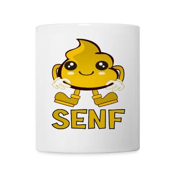 Senf Fastfood Sauce - Grillen - Tasse - Weiß - Vorne