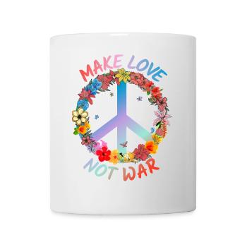 Make Love Not War - Tasse - Weiß - Vorne